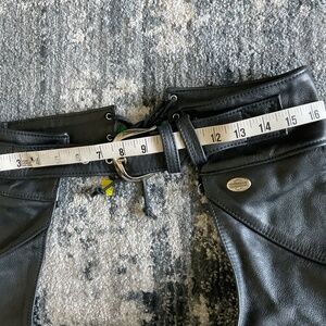 Chaps Black Leather H-D